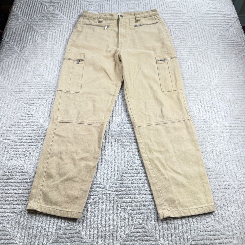 We Wore What Revolve Cargo Pants Womens 30 Tan Utility Straight Leg Skater Urban